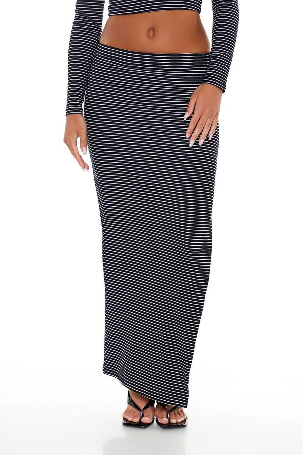 Striped Crop Top & Maxi Skirt Set | Forever 21 Product Image