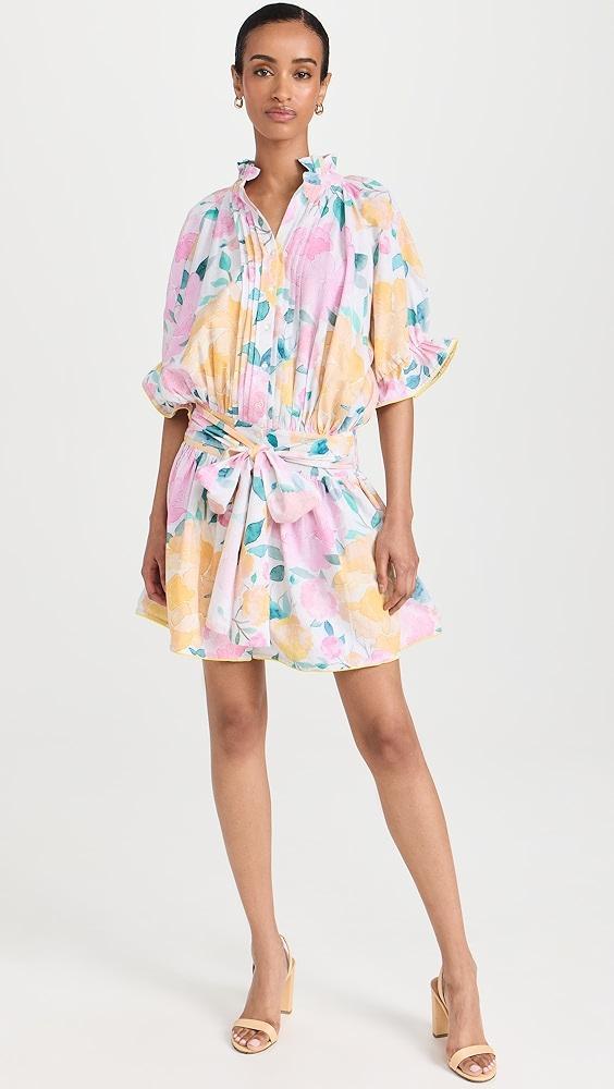 Juliet Dunn Linen Look Blouson Dress | Shopbop Product Image