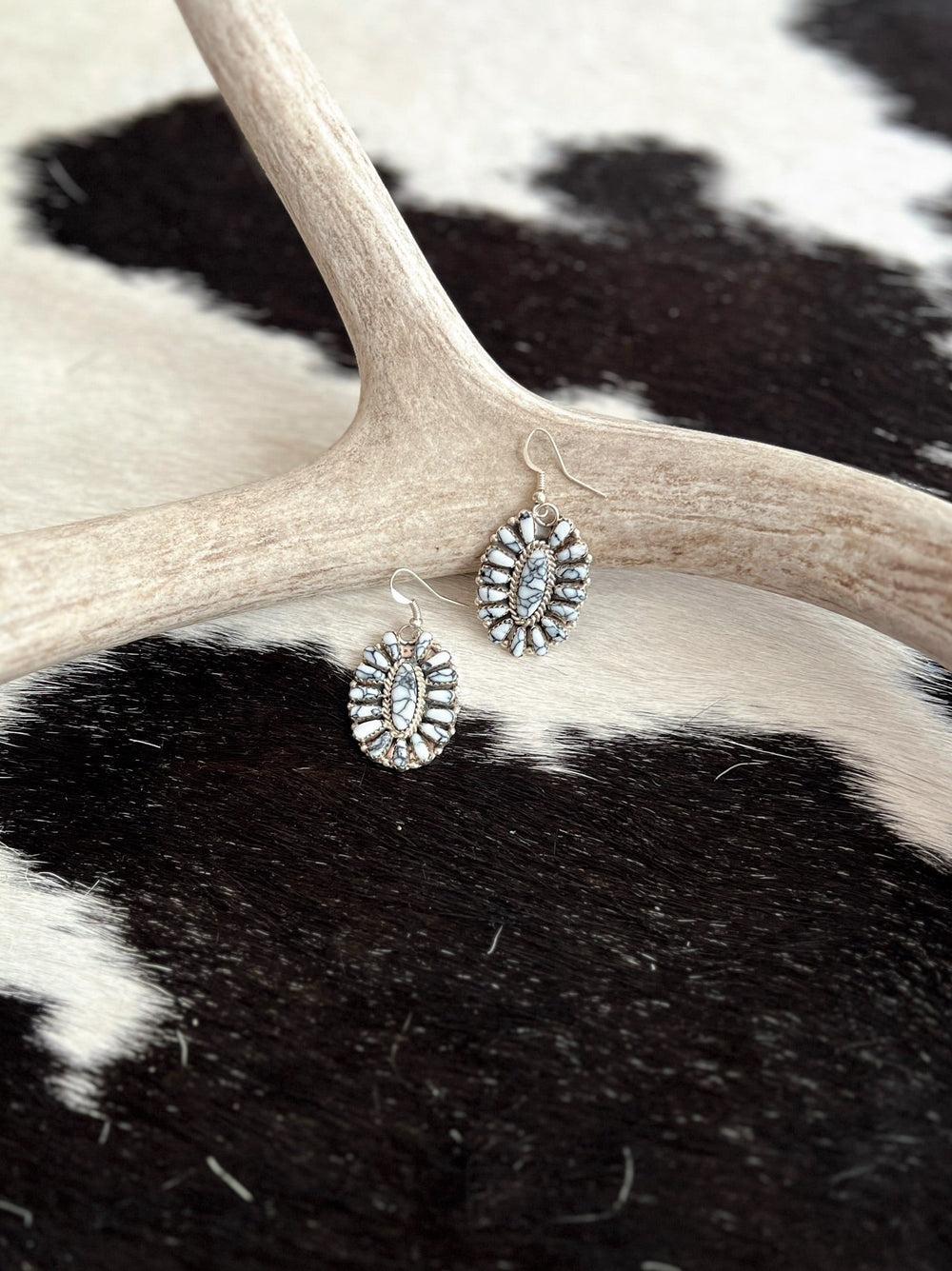 Unforgettable Navajo Sterling Silver Earrings Product Image