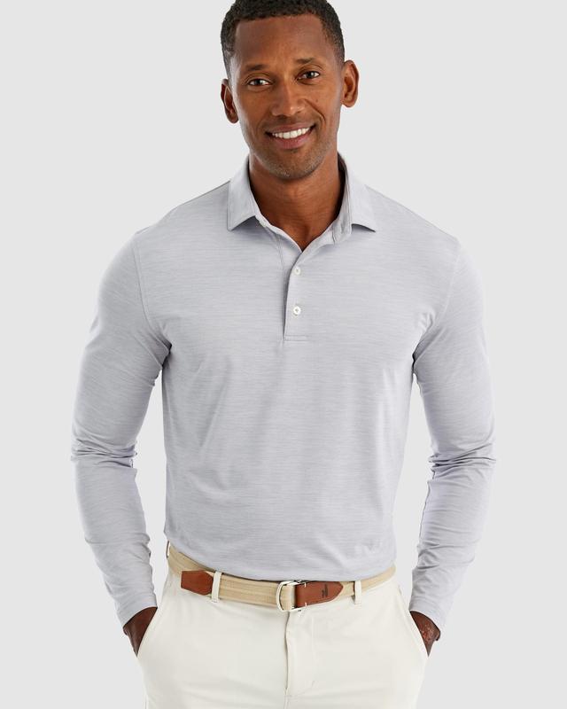 Swing Long Sleeve Featherweight Performance Polo Male Product Image