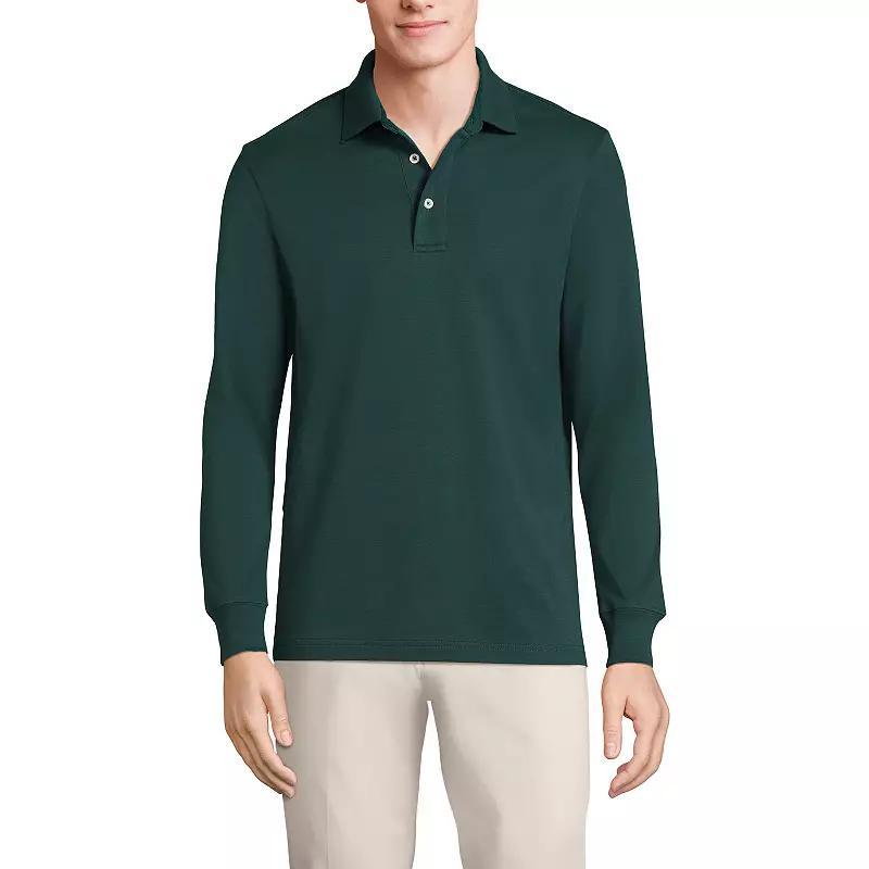 Big & Tall Lands End Super Soft Supima Polo, Mens Product Image