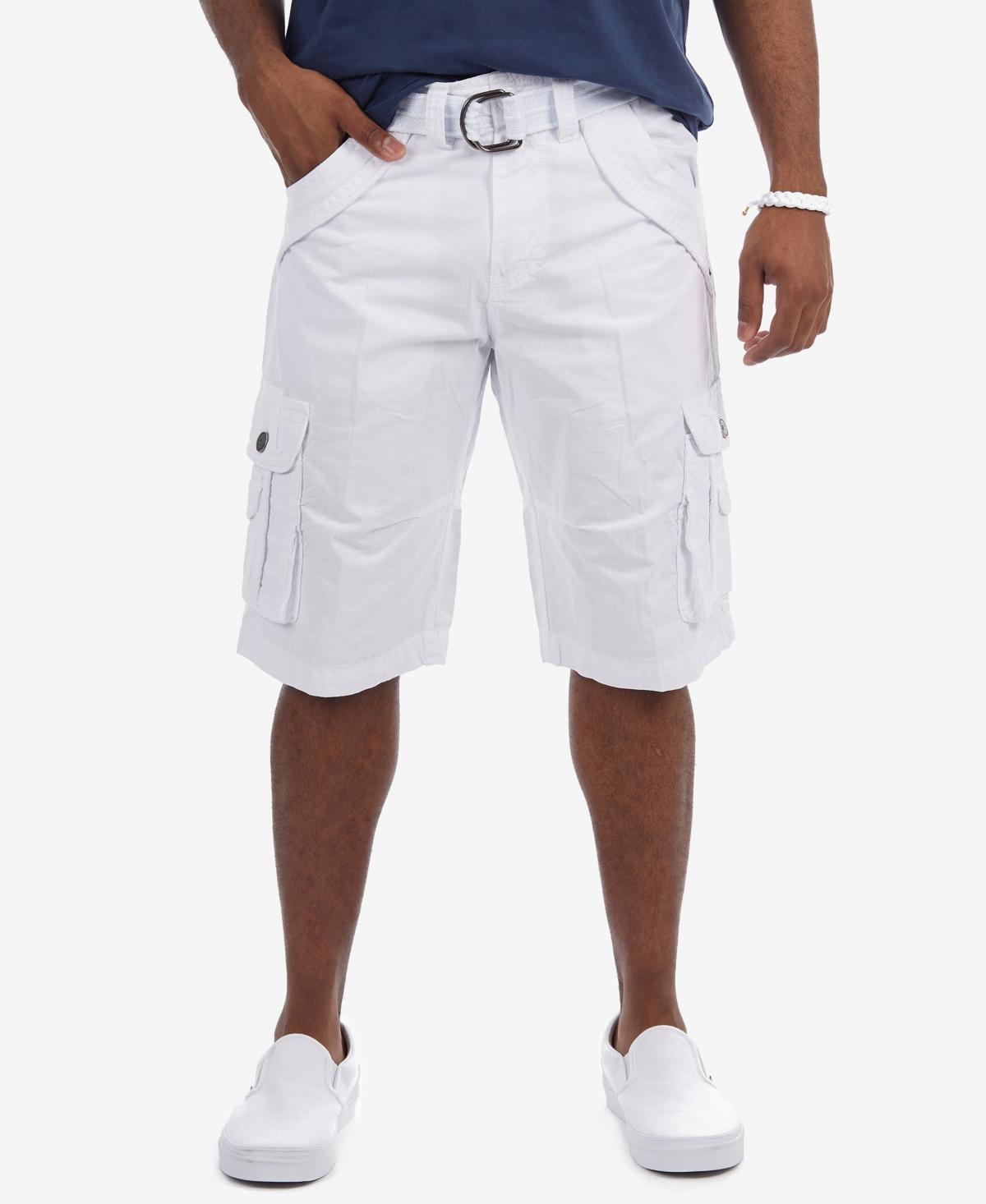 X-Ray Mens Belted Double Pocket Cargo Shorts Product Image