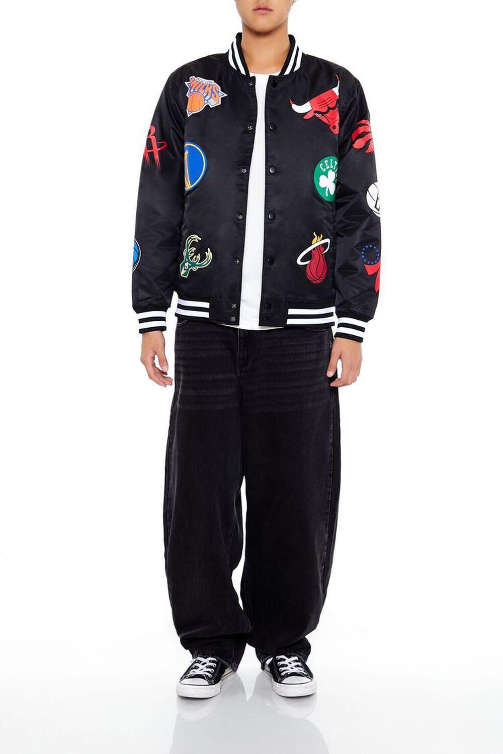 NBA Patch Varsity Bomber Jacket | Forever 21 Product Image