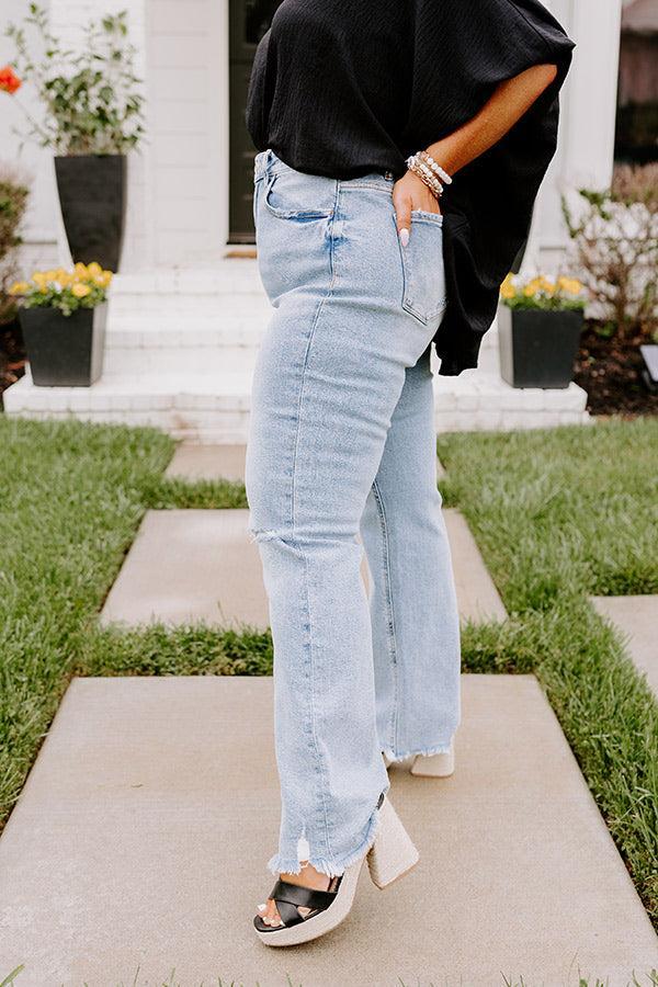 The Cailyn High Waist Straight Leg Jean Curves Product Image