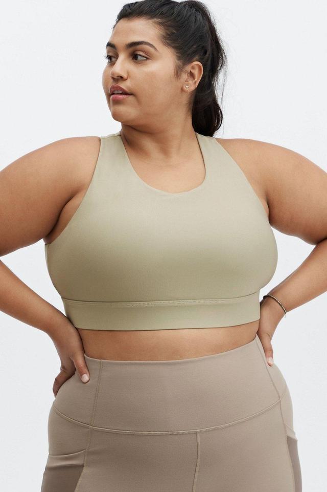 Fabletics No-Bounce Sports Bra Womens green plus Size 4X Product Image