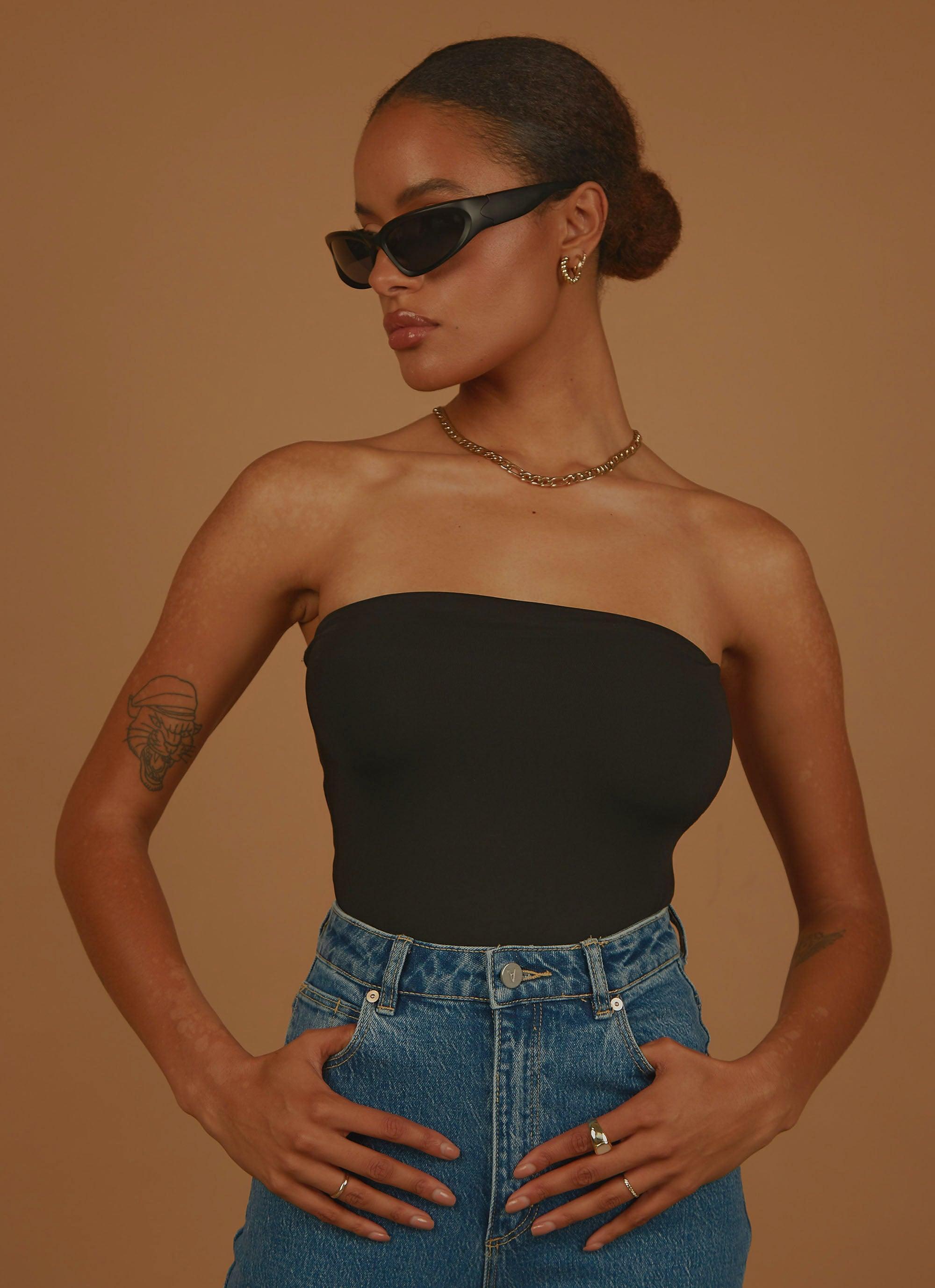 Uptown Tube Top - Black Product Image