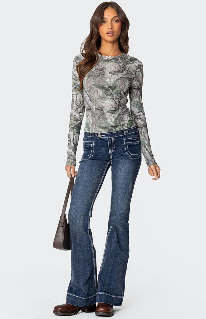 Edikted Women's Camo Babe Top Product Image