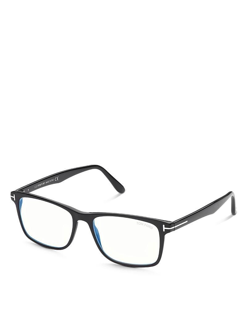 Tom Ford Mens Square Blue Light Glasses, 55mm Product Image