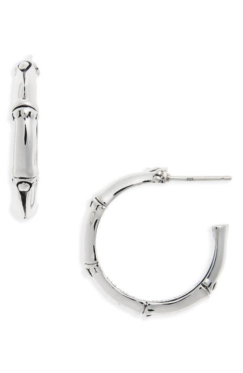 John Hardy Sterling Silver Bamboo Small Hoop Earrings Product Image