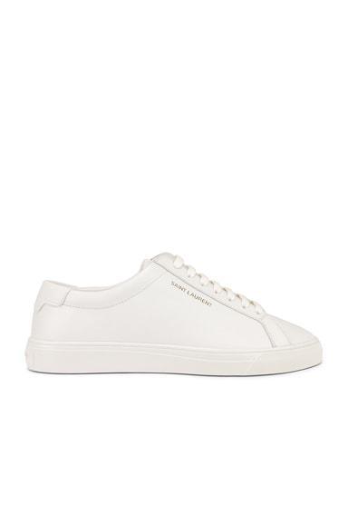 Saint Laurent Andy Sneaker in White Product Image