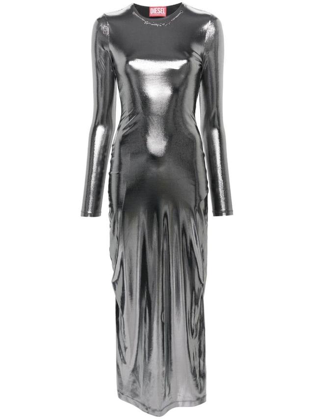 D-Mathi metallic maxi dress Product Image