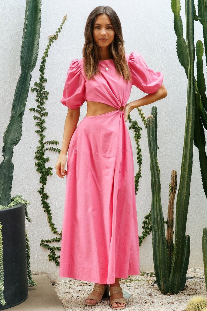 Rocky Road Maxi Dress Pink product image