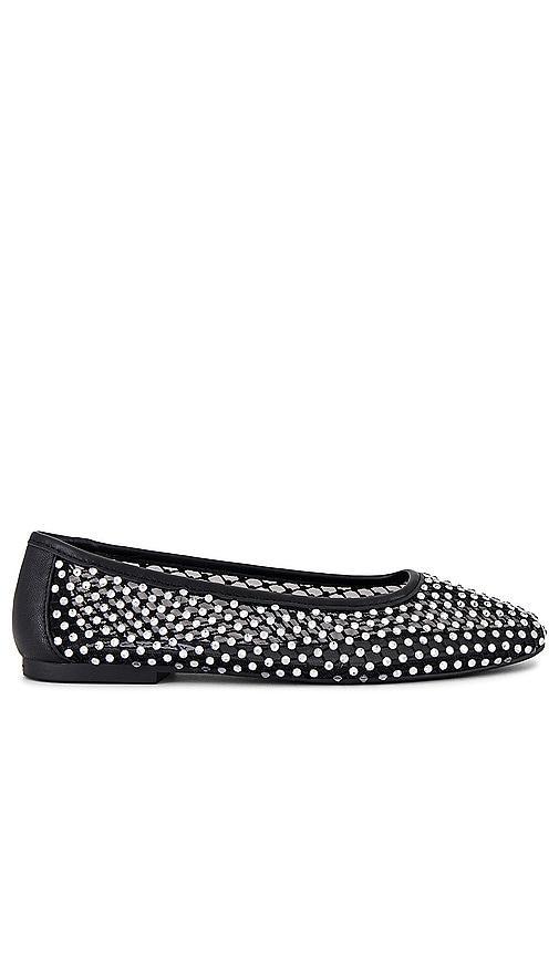 STEVE MADDEN Auden Embellished Flat In Black Product Image