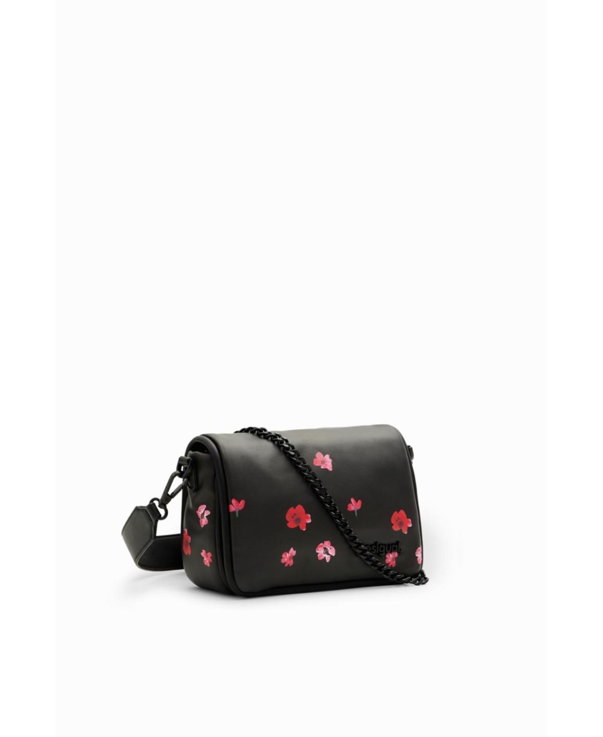 Desigual Womens S padded floral crossbody bag Product Image