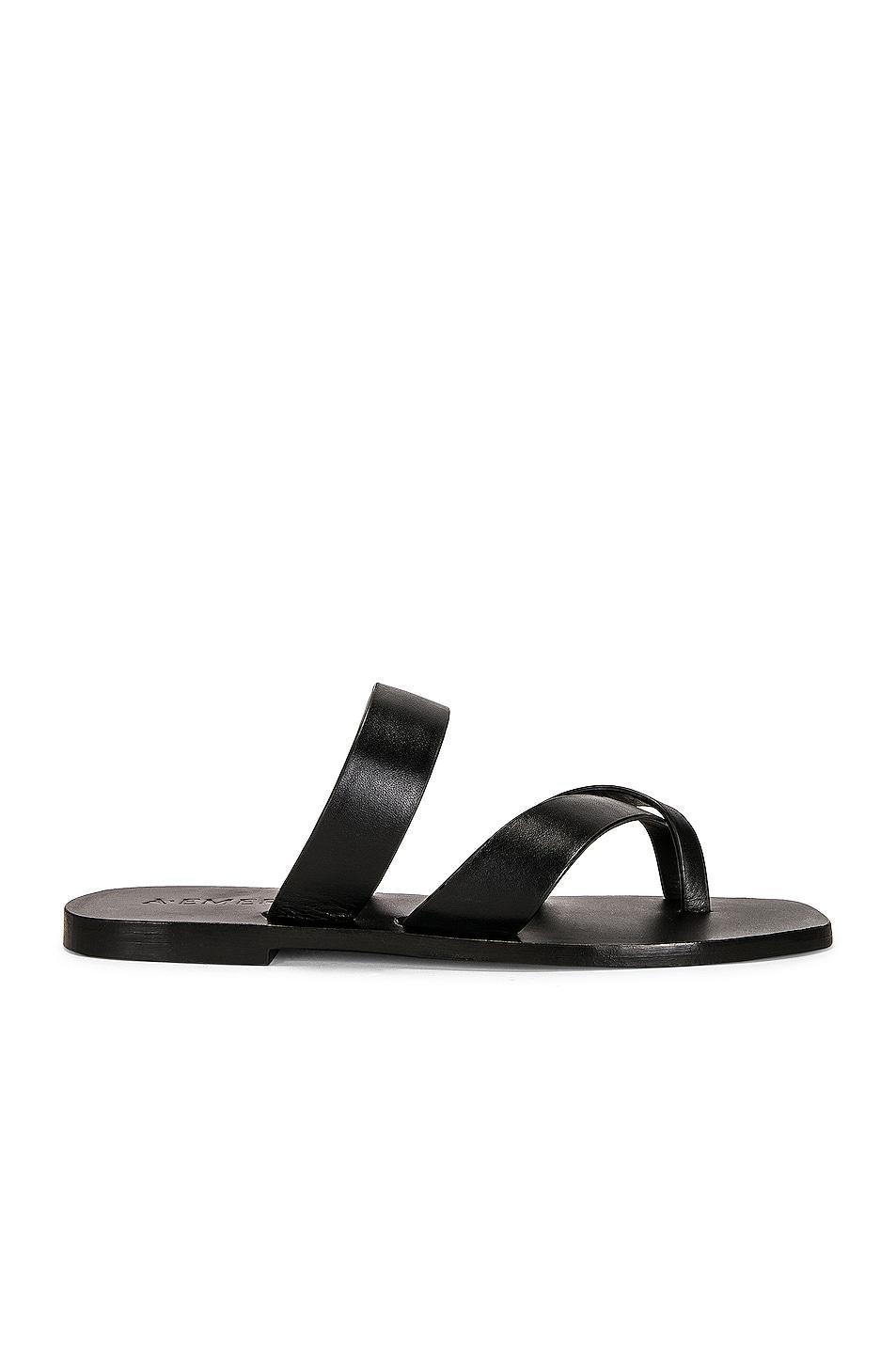 A.EMERY Carter Sandal in Black - Black. Size 37 (also in 36, 38). Product Image