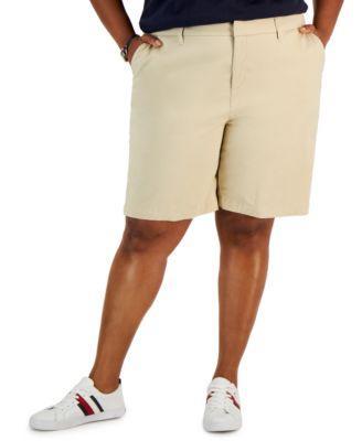 Plus Size Hollywood Bermuda Shorts Product Image