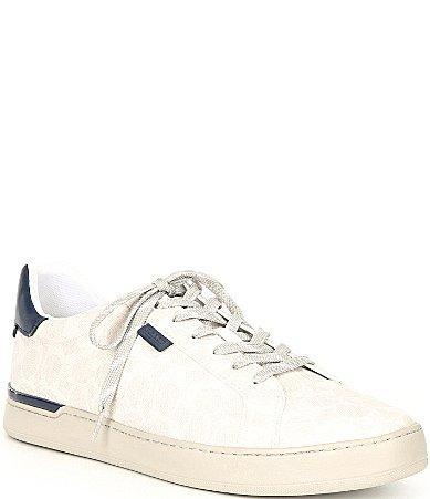 COACH Mens CitySole Lowline Signature Canvas  Leather Retro Lace Product Image