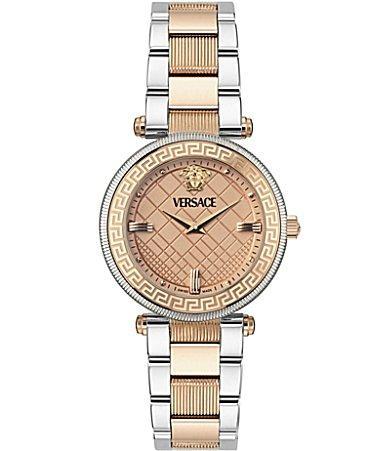 Versace Womens Swiss Two-Tone Stainless Steel Bracelet Watch 35mm Product Image