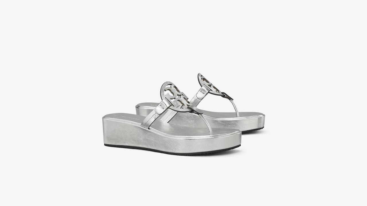 Miller Metallic Wedge Sandal Product Image