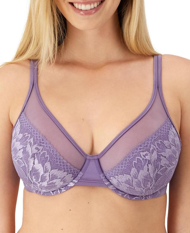 Bali One Smooth U Lightweight Lace Underwire Minimizer Bra DF3386, Womens Product Image