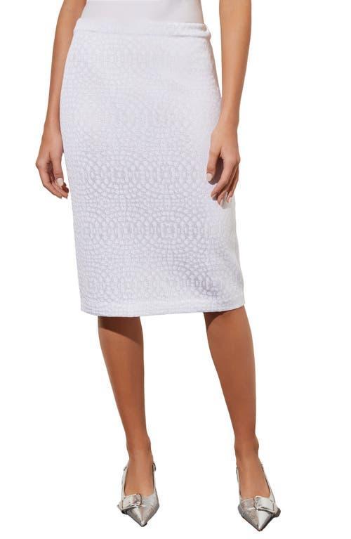 Ming Wang Abstract Print Jacquard Pencil Skirt product image