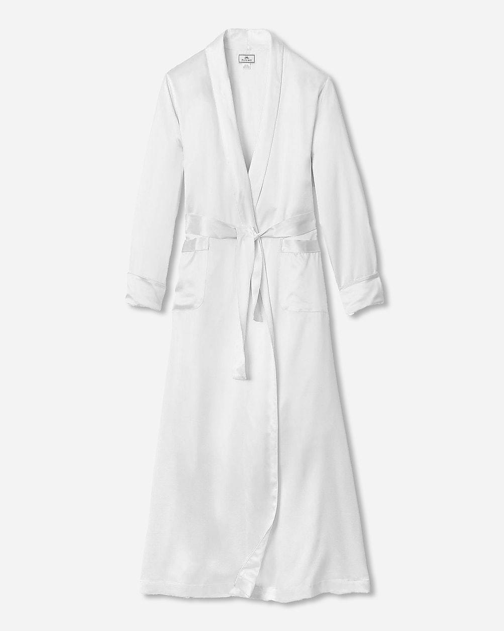 Petite Plume™ women's silk long robe Product Image