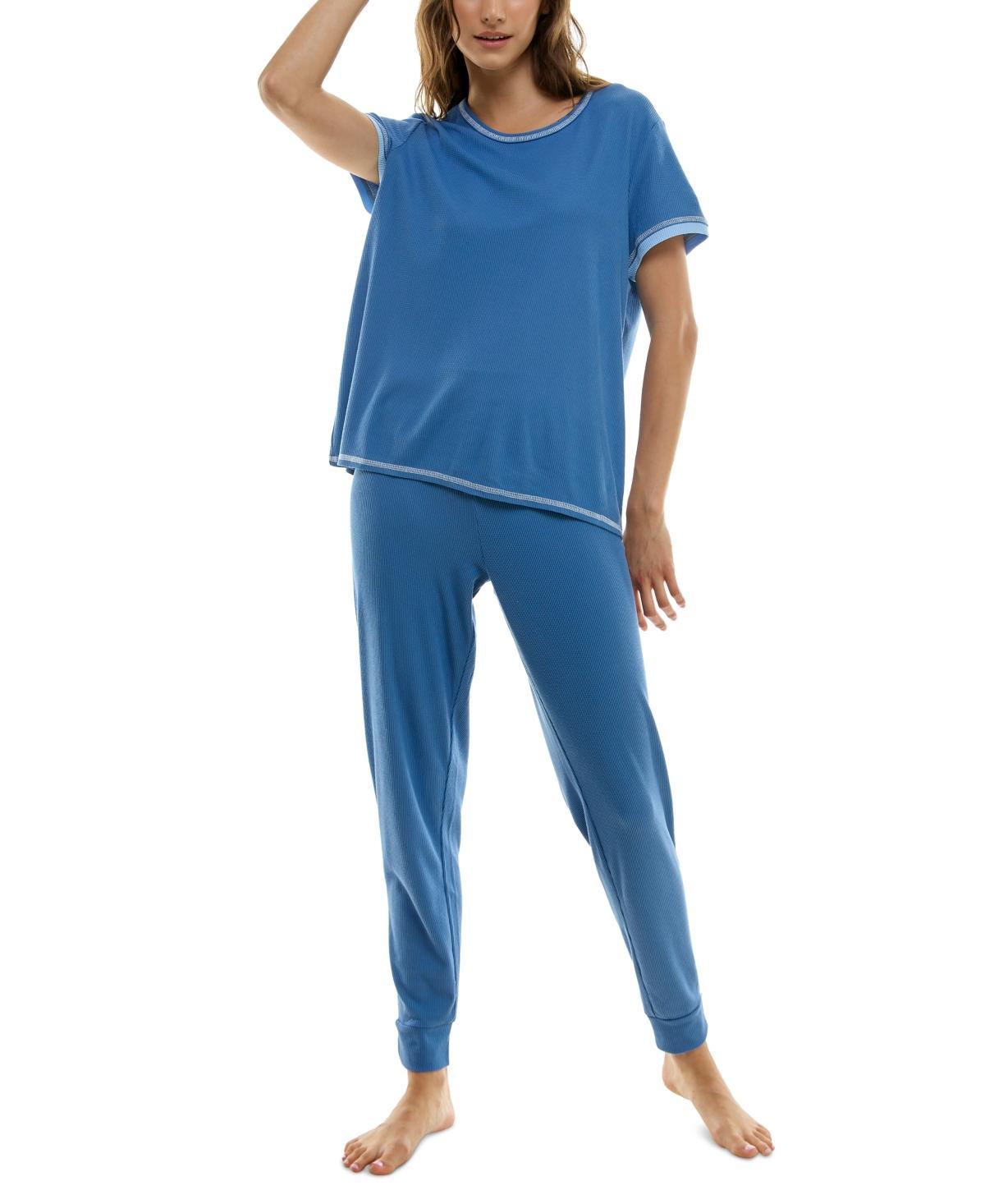 Roudelain Womens 2-Pc. Double-Sleeve Pajamas Set Product Image