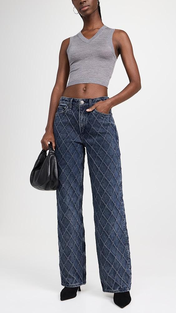 rag & bone Logan Quilted Jeans | Shopbop Product Image