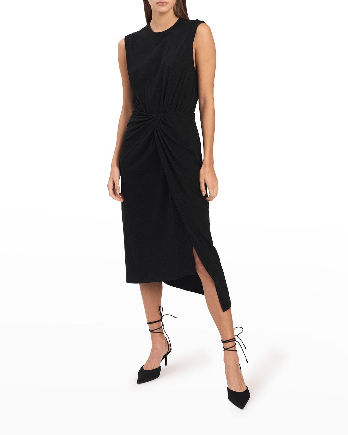 Womens Landry Twist-Front Jersey Dress Product Image