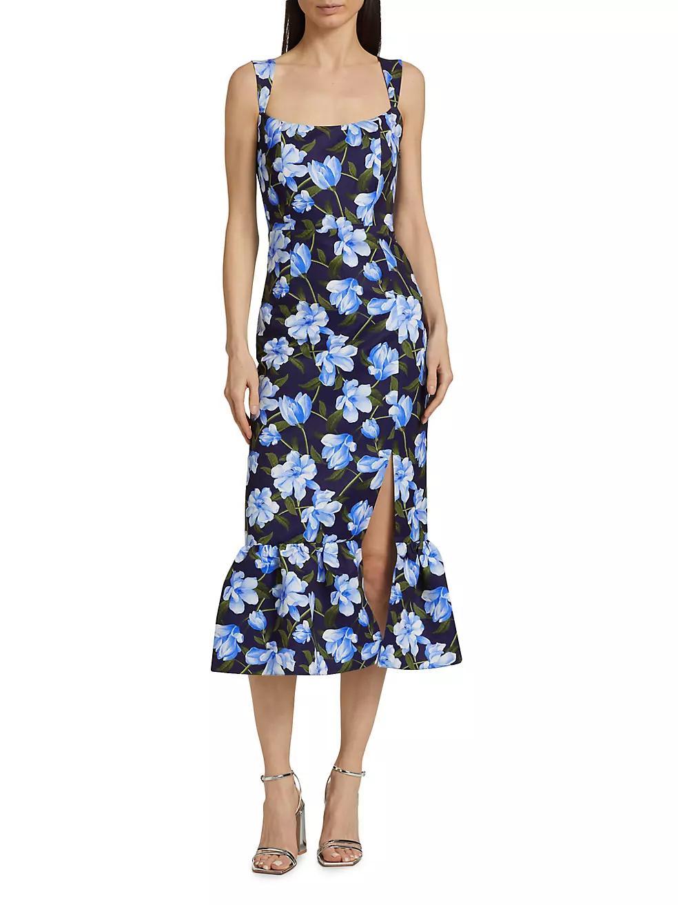 Laura Floral Midi-Dress Product Image