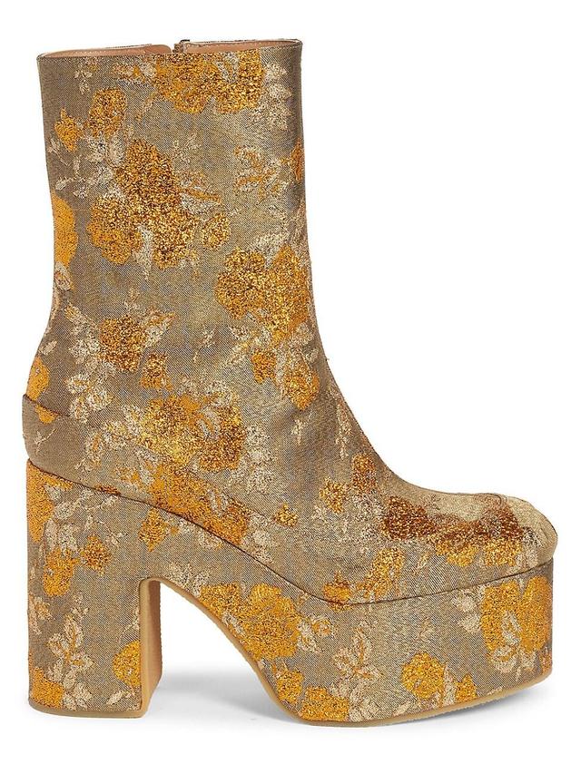 Womens 60MM Jacquard Platform Booties Product Image