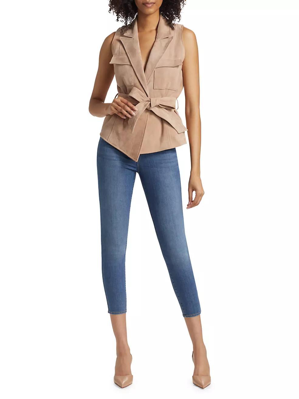 Arbor Suede Wrap Vest Top Product Image