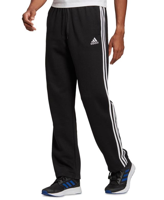 adidas Mens Fleece Track Pants - Black Product Image