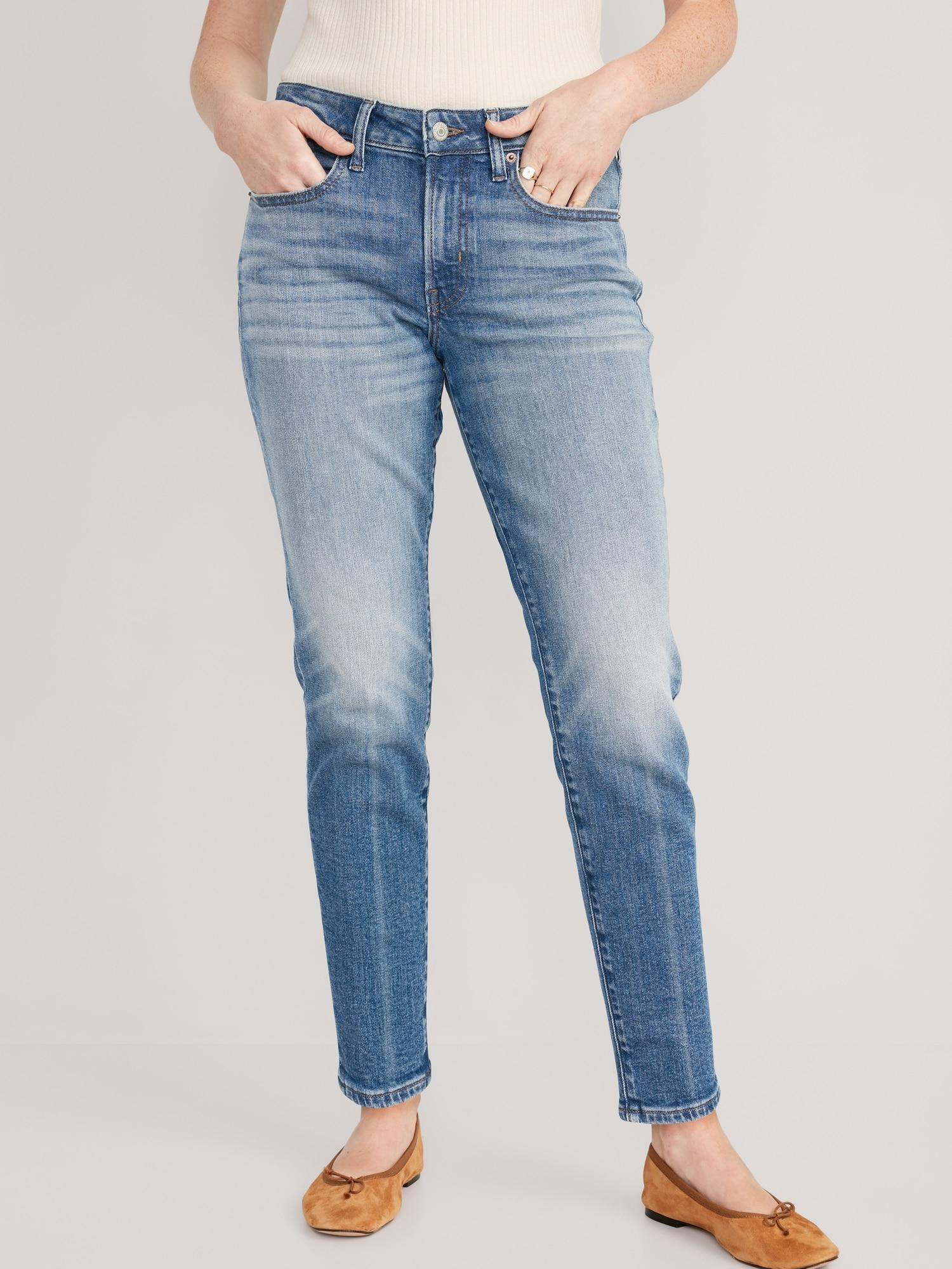 Mid-Rise OG Straight Ankle Jeans Product Image