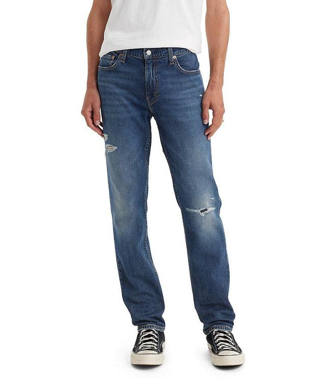 Levi's® 511™ Slim-Fit Straight-Leg Distressed Jeans Product Image