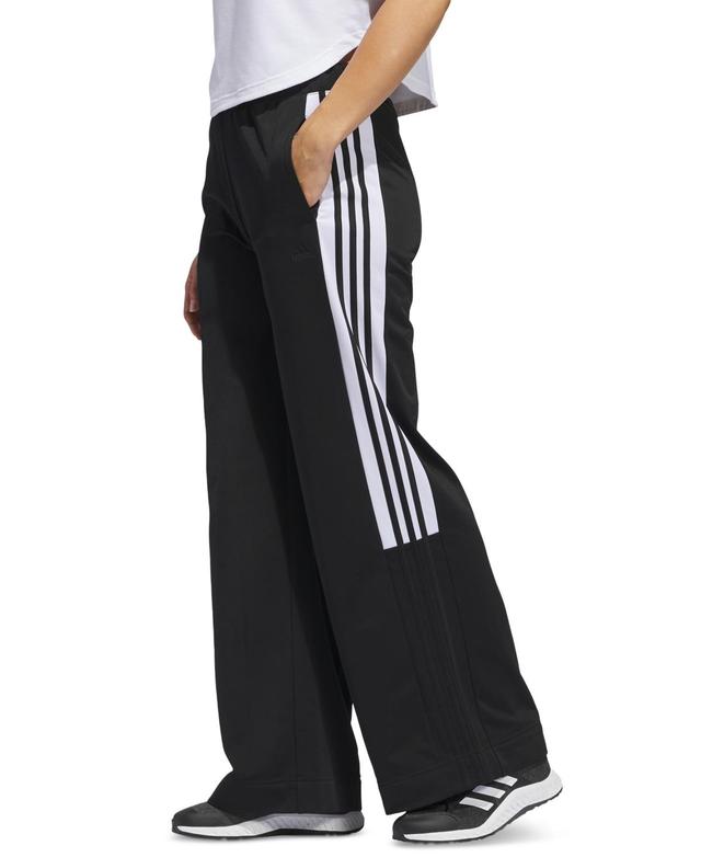 adidas Womens Colorblocked Tricot Pants - Black Product Image