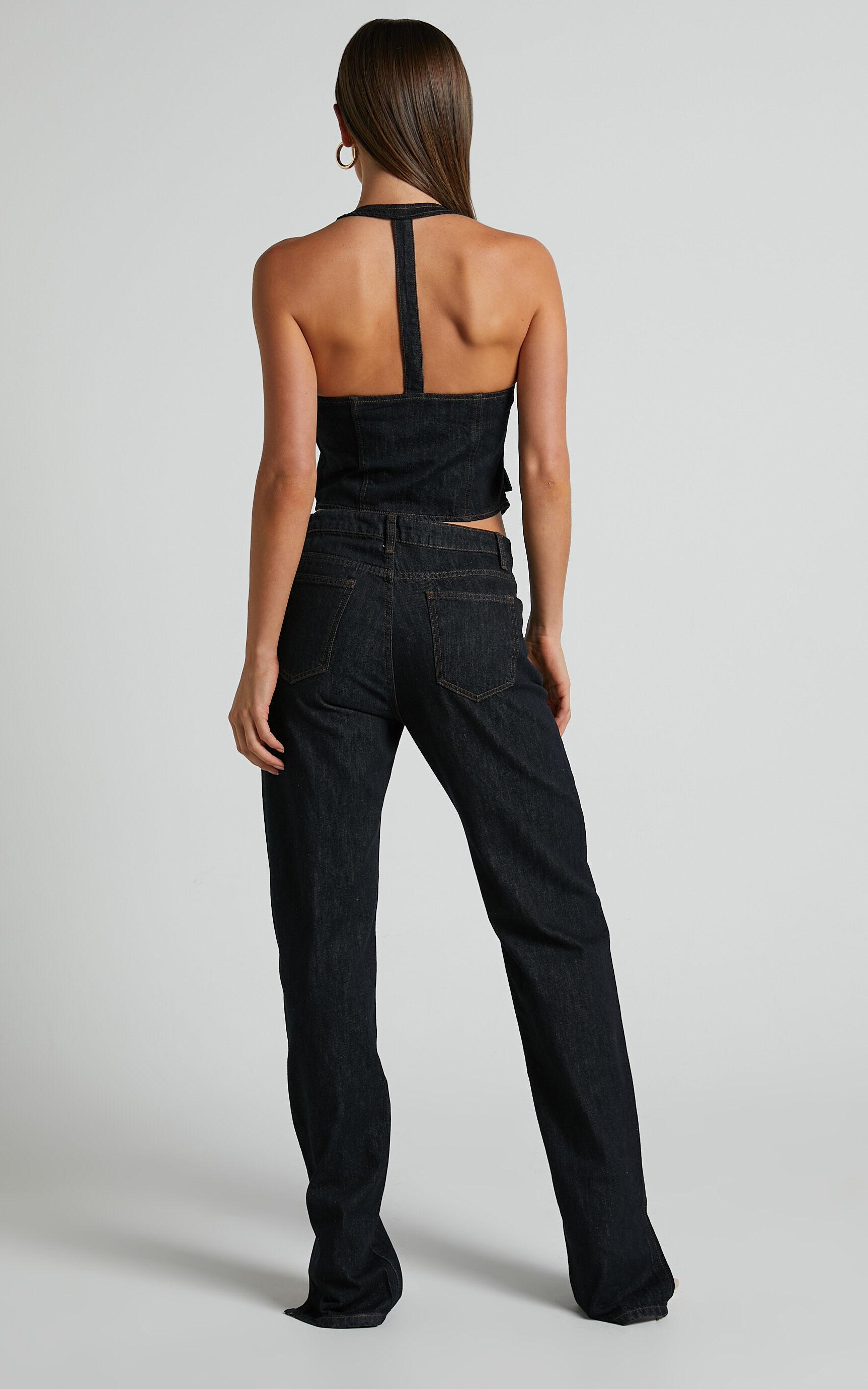 Lioness - Crawford Jeans in Dark Denim Product Image