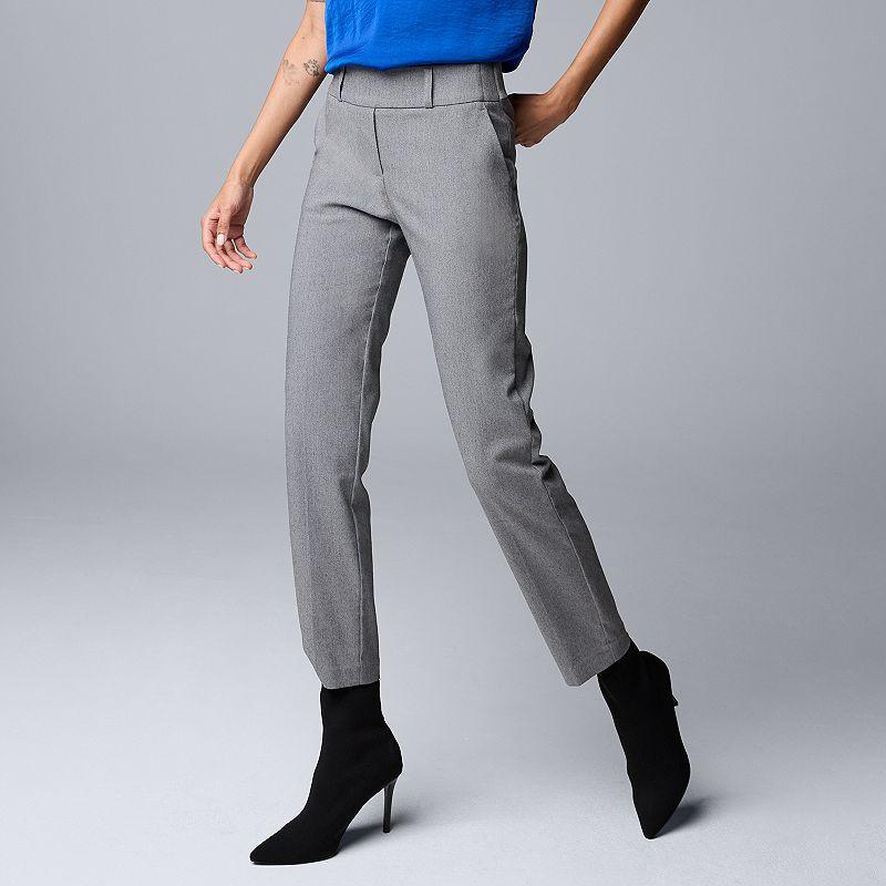 Petite Simply Vera Vera Wang Simply Modern Ankle Pants, Womens Product Image