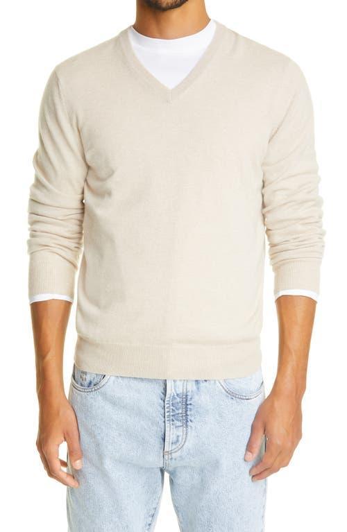 Brunello Cucinelli Mens V-Neck Cashmere Sweater Product Image