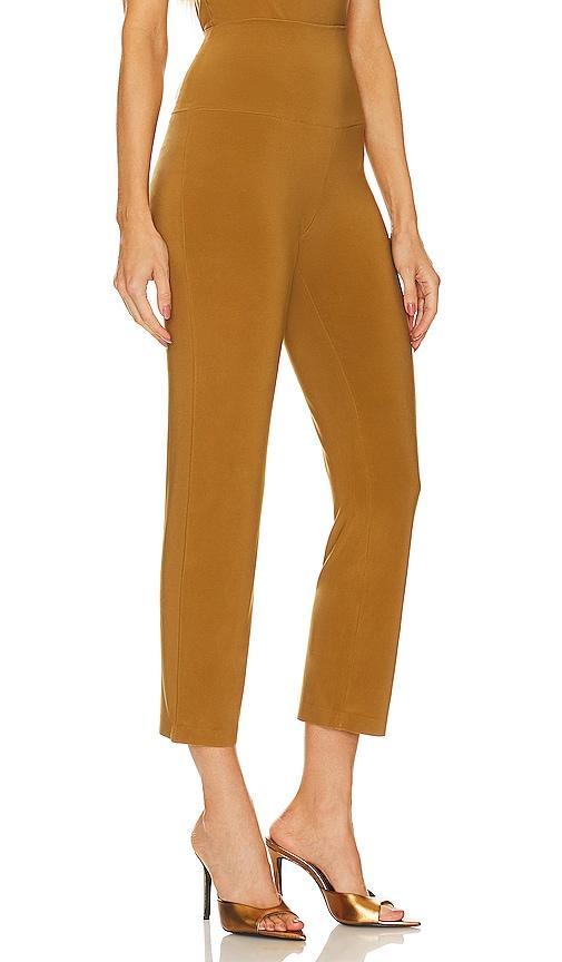 Norma Kamali Pencil Pant in Tan. - size M (also in L, S, XL, XS) Product Image