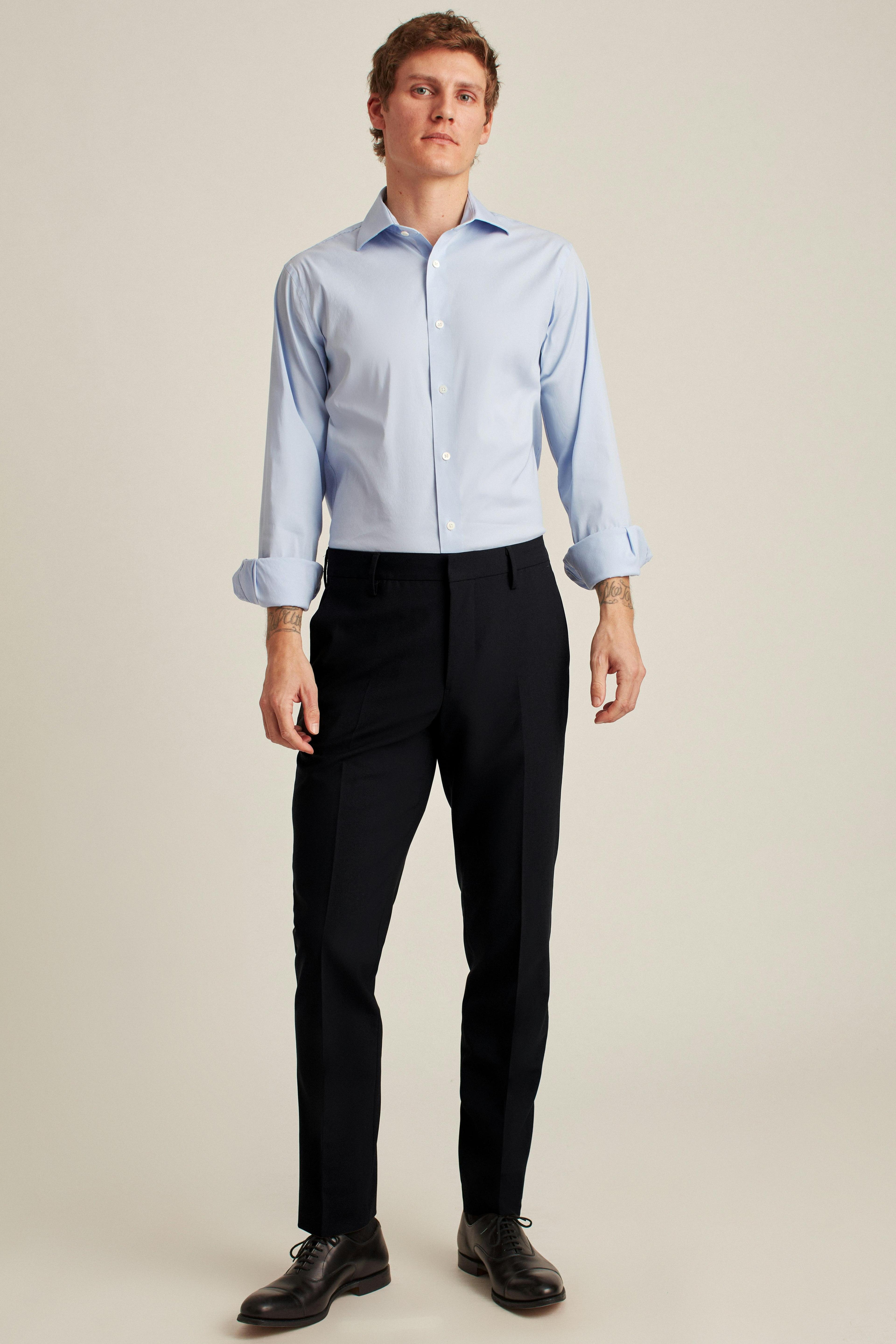 Italian Stretch Wool Dress Pants Product Image