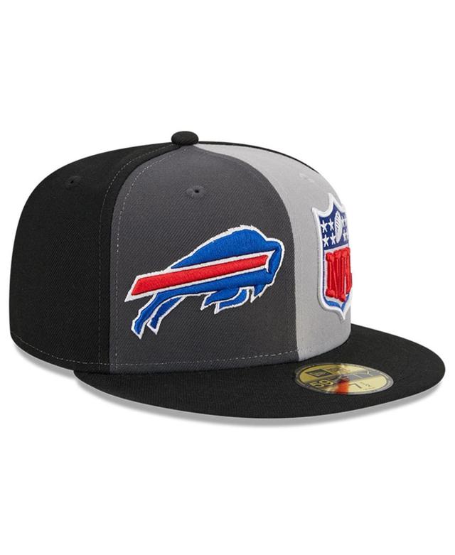 Mens New Era Gray Buffalo Bills 2023 Sideline 59FIFTY Fitted Hat - Gray Product Image