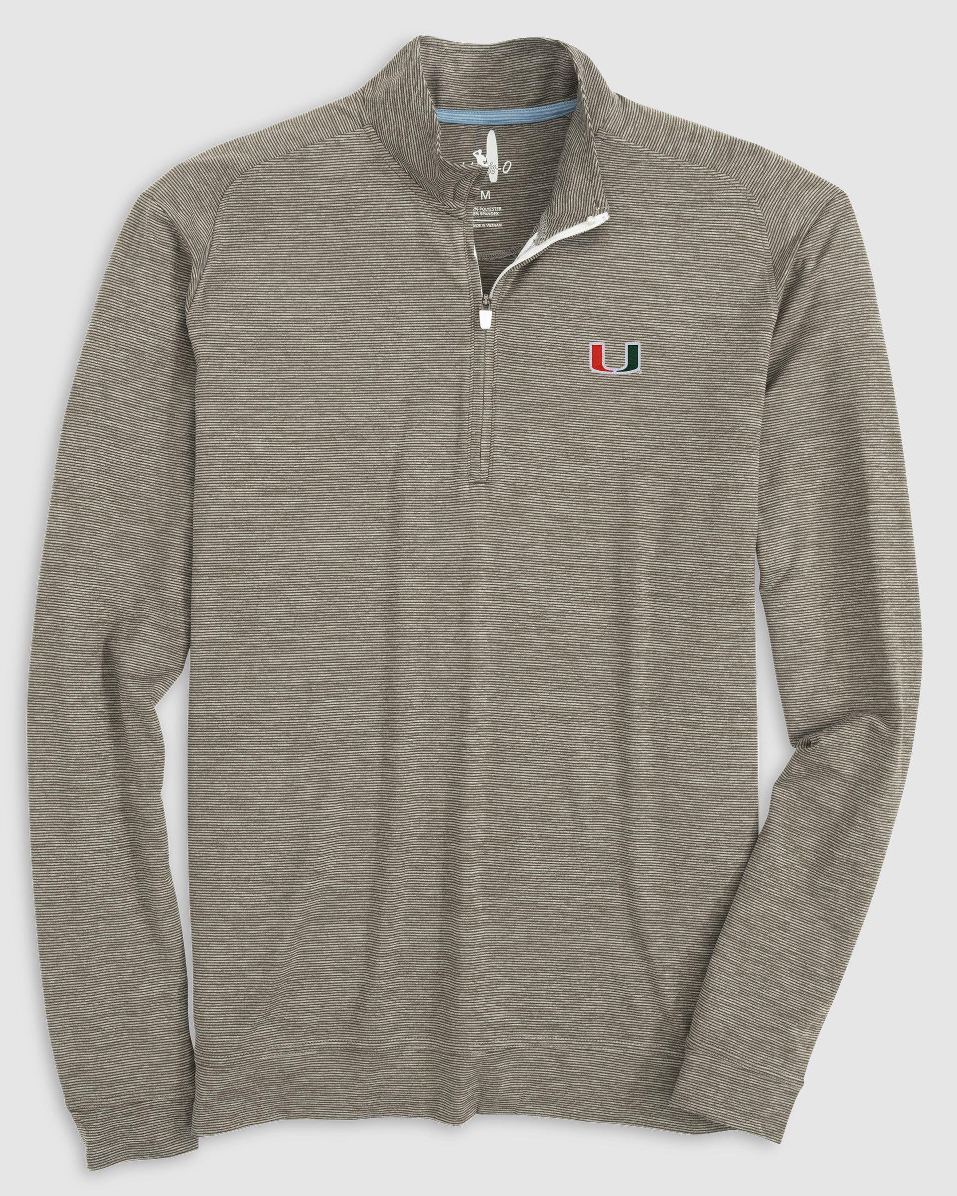 Arizona Vaughn Striped Performance 1/4 Zip Product Image