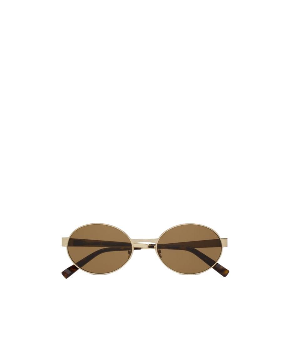 SAINT LAURENT Eyewear Sl 692 Round Frame Sunglasses In Brown Product Image