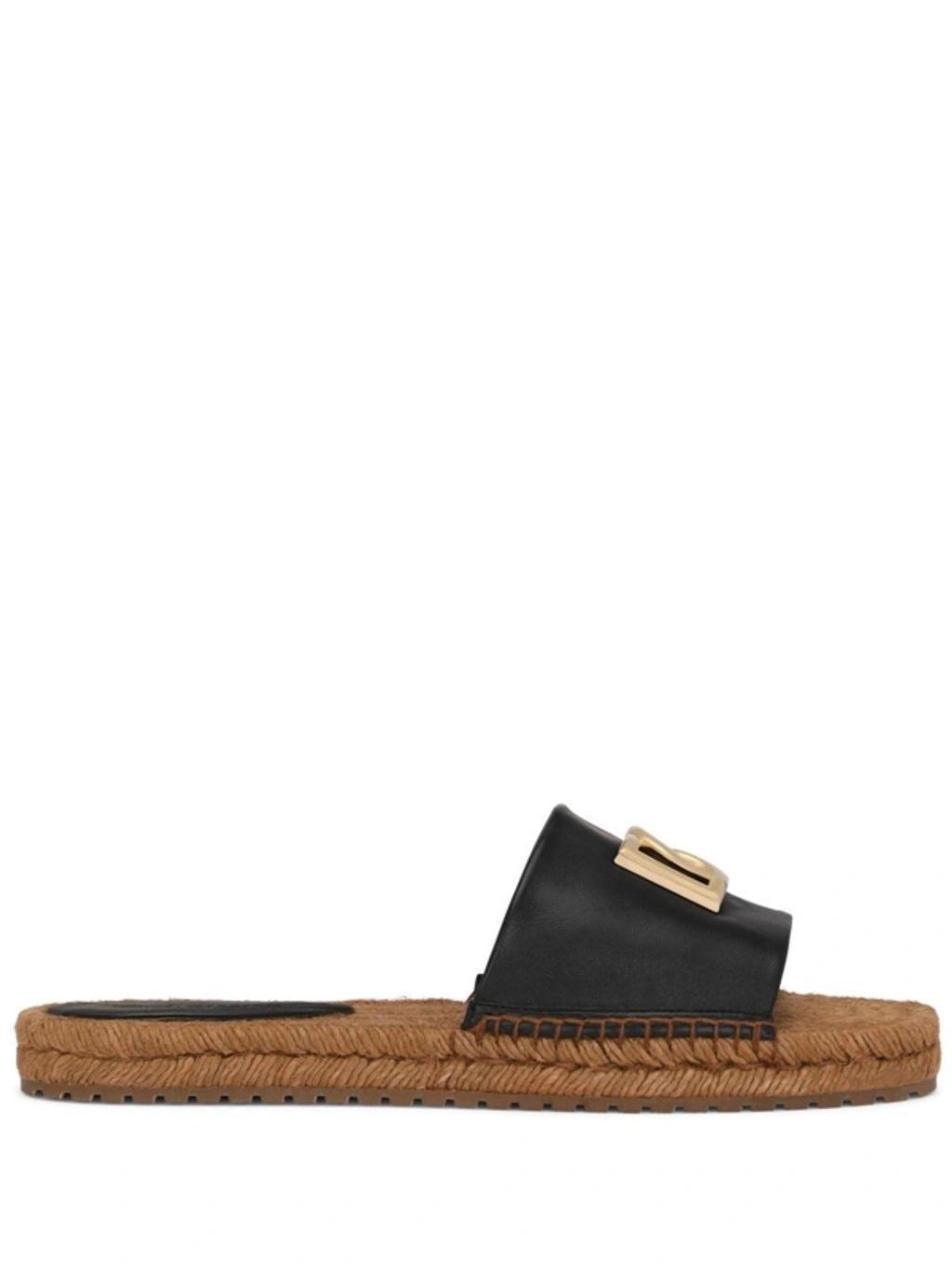 DOLCE & GABBANA Espadrilles Mit Logo In Black product image