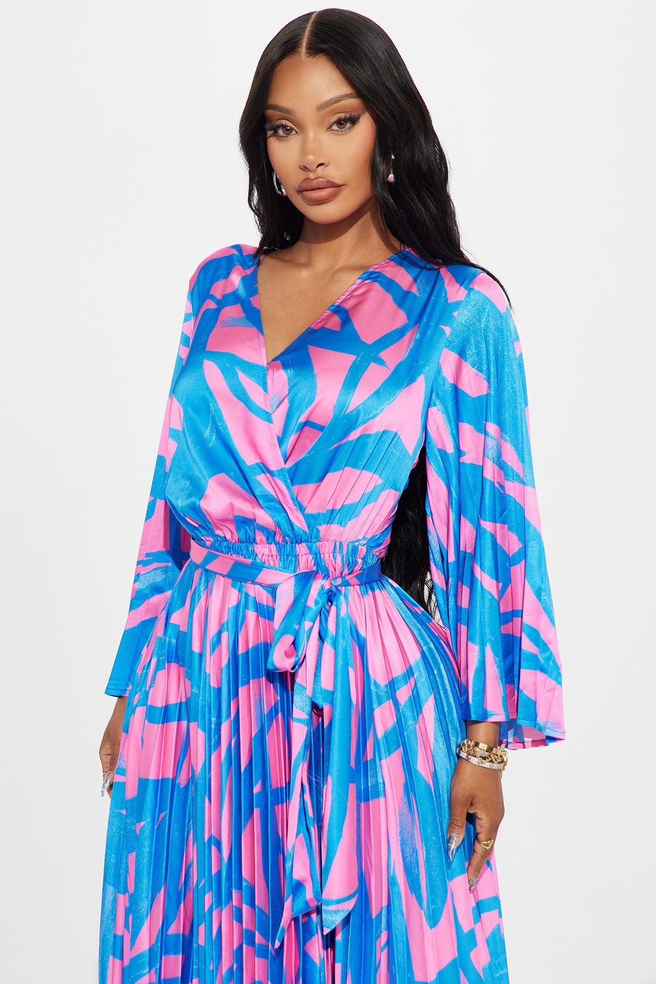 Cape Cod Getaway Maxi Dress - Pink/combo Product Image