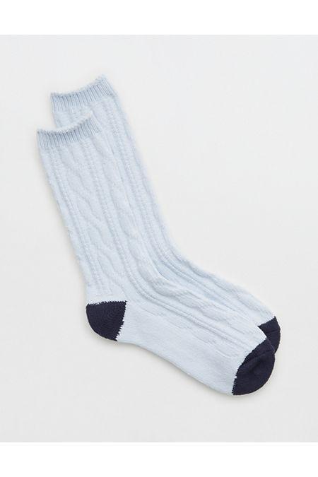 Aerie Cable Crew Socks Women's Product Image