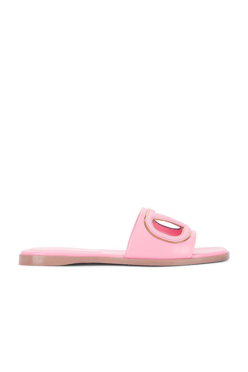 Valentino Garavani Womens Slip On Cutout Slide Sandals Product Image