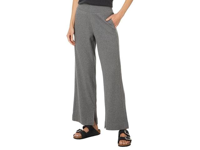 PACT Airplane Wide Leg Pants (Medium Grey Heather) Women's Clothing Product Image