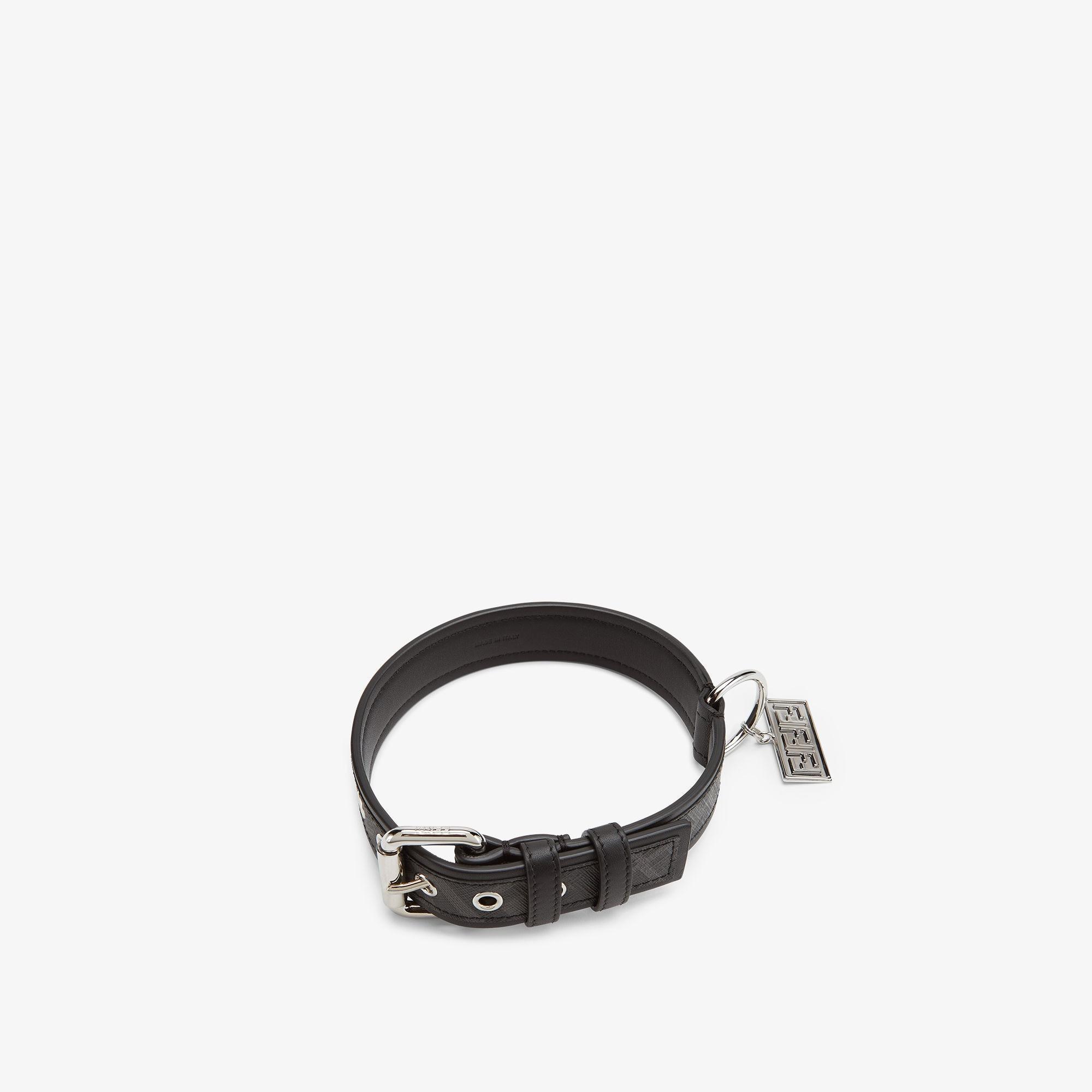 Dog CollarBlack fabric collar Product Image